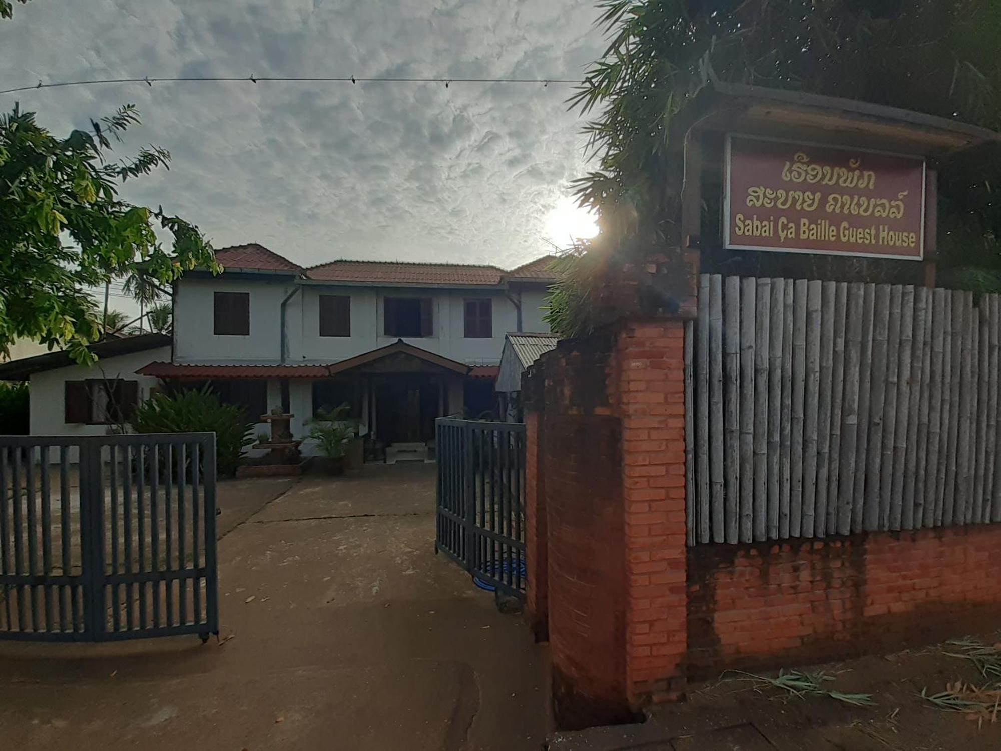 Sabai Ca Baille Guesthouse Pakse Bagian luar foto